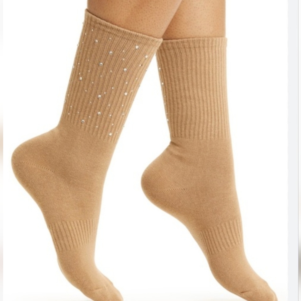 CASA CLARA HONEY COTTON BLEND CREW SOCKS